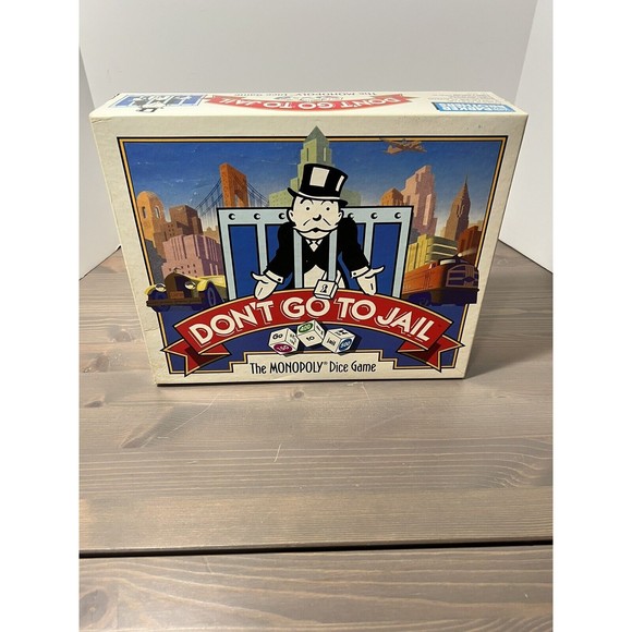 Games Dont Go To Jail The Monopoly Dice Game 1991 10 Complete Poshmark